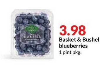 Hy-Vee Basket & Bushel Blueberries offer