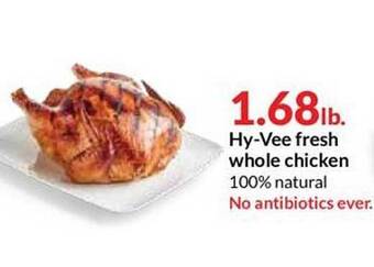 Hy-Vee Hyvee Fresh Whole Chicken offer