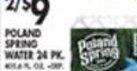 Met Foodmarkets Poland Spring Water offer