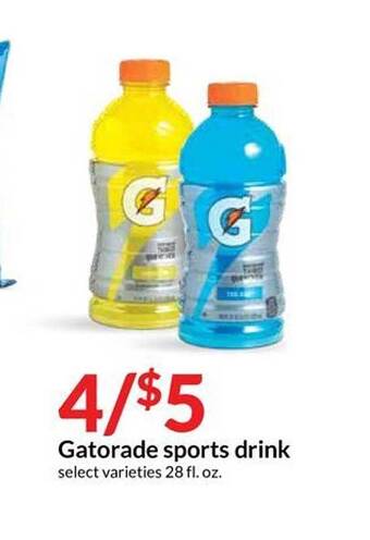 Hy-Vee Gatorade Sports Drink offer