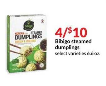 Hy-Vee Bibigo Steamed Dumplings offer