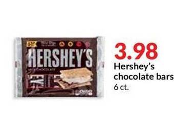 Hy-Vee Hershey's Chocolate Bars offer