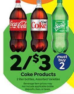 Save a Lot Coke Products offer
