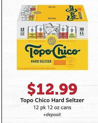 Fareway Topo Chico Hard Seltzer offer