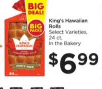 Food 4 Less King's Hawaiian Rolls offer