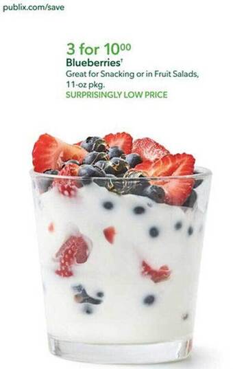 Publix Blueberries offer