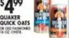 Met Foodmarkets Quaker Quick Oats offer