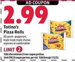 Festival Foods Totino's Pizza Rolls offer