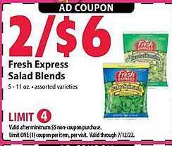 Festival Foods Fresh Express Salad Blends offer