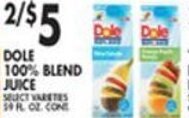 Met Foodmarkets Dole 100% Blend Juice offer