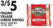 Met Foodmarkets Italian Village Cheese Ravioli offer