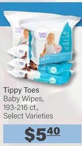 Commissary Tippy Toes Baby Wipes offer