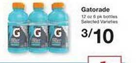 Price Chopper Gatorade offer