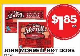 Price Cutter John Morrell Hot Dogs offer