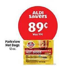 Aldi Parkview Hot Dogs offer