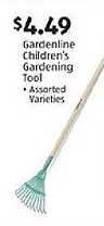 Aldi Gardenline Children's Gardening Tool offer