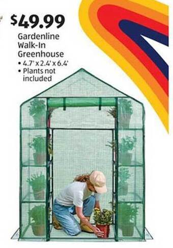 Aldi Gardenline Walk-in Greenhouse offer