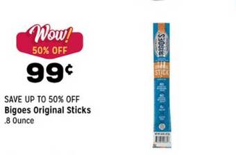 Grocery Outlet Bigoes Original Sticks offer