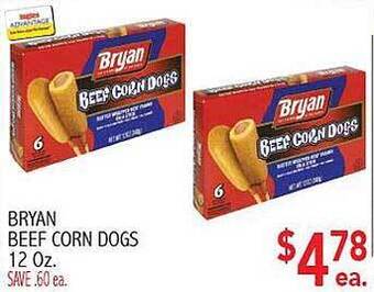 Ingles Markets Bryan Beef Corn Dogs offer