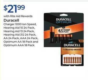 Rite Aid Duracell offer
