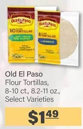 Commissary Old El Paso Flour Tortillas offer