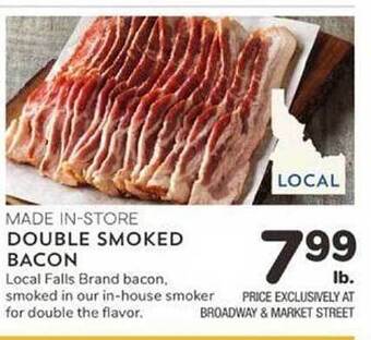 Albertsons Double Smoked Bacon offer