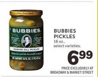 Albertsons Bubbies Pickles offer