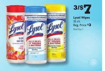 Family Dollar Lysol Wipes offer