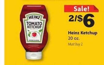 Family Dollar Heinz Ketchup offer
