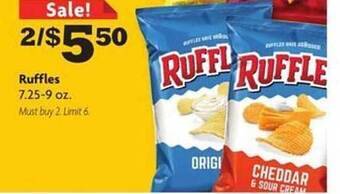 Family Dollar Ruffles offer