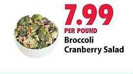 Festival Foods Broccoli Cranberry Salad offer