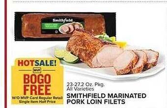Food Lion Smithfield Marinated Pork Loin Filets offer