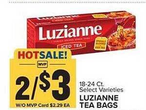 Food Lion Luzianne Tea Bags offer