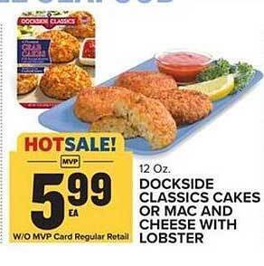 Food Lion Dockside Classics Cakes Or Mac And Cheese With Lobster offer