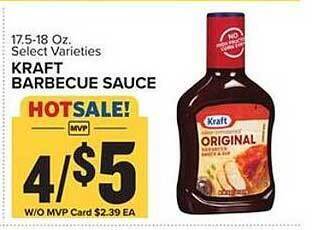 Food Lion Kraft Barbecue Sauce offer