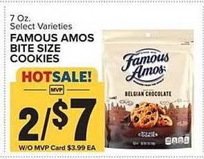 Food Lion Famous Amos Bite Size Cookies offer