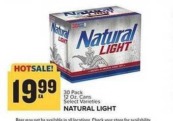 Food Lion Natural Light offer