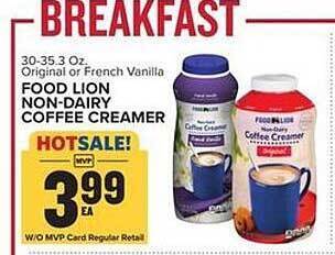 Food Lion Food Lion Non-Dairy Coffee Creamer offer