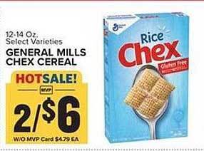 Food Lion General Mills Chex Cereal offer