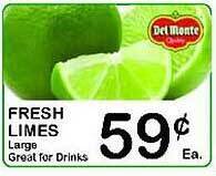Foodland Fresh Limes offer