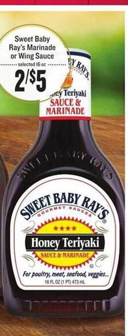 Lowes Foods Sweet Baby Ray's Marinade Or Wing Sauce offer