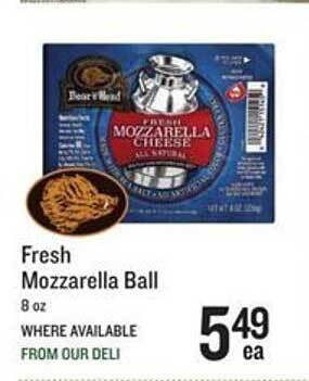 Lowes Foods Fresh Mozzarella Ball offer