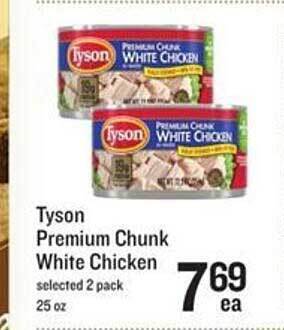 Lowes Foods Tyson Premium Chunk White Chicken offer
