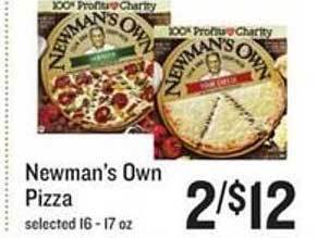 Lowes Foods Newman's Own Pizza offer