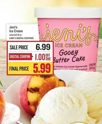 Lowes Foods Jeni's Ice Cream offer