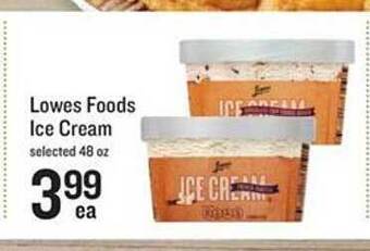 Lowes Foods Lowes Foods Ice Cream offer