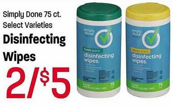 Maceys Simply Done Disinfecting Wipes offer