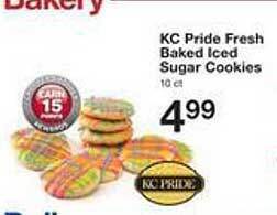 Price Chopper Kc Pride Fresh Baked Iced Sugar Cookies offer