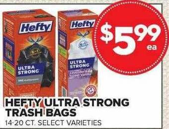 Price Cutter Hefty Ultra Strong Trash Bags offer