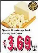 Rio Ranch Market Queso Monterey Jack offer